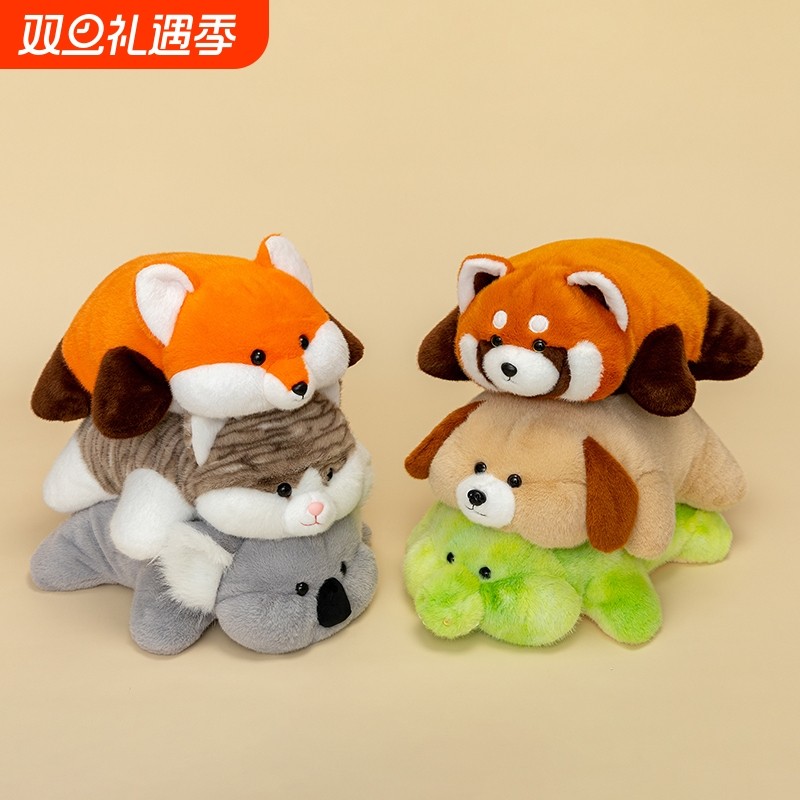 可爱趴趴小狗毛绒玩具布娃娃抱枕公仔玩偶生日礼物毛绒靠垫玩偶