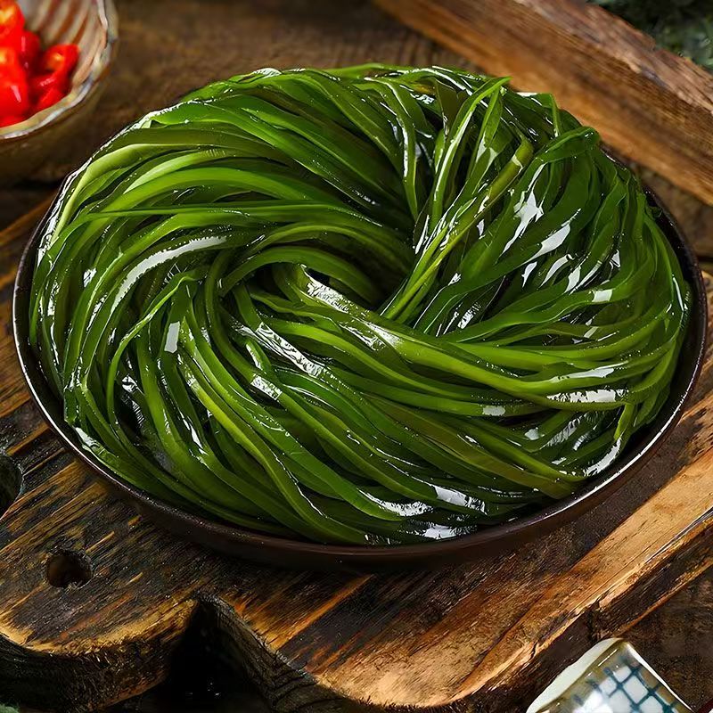烘干压缩霞浦海带丝圆饼独立包装免洗海带凉拌菜麻辣烫独立包装