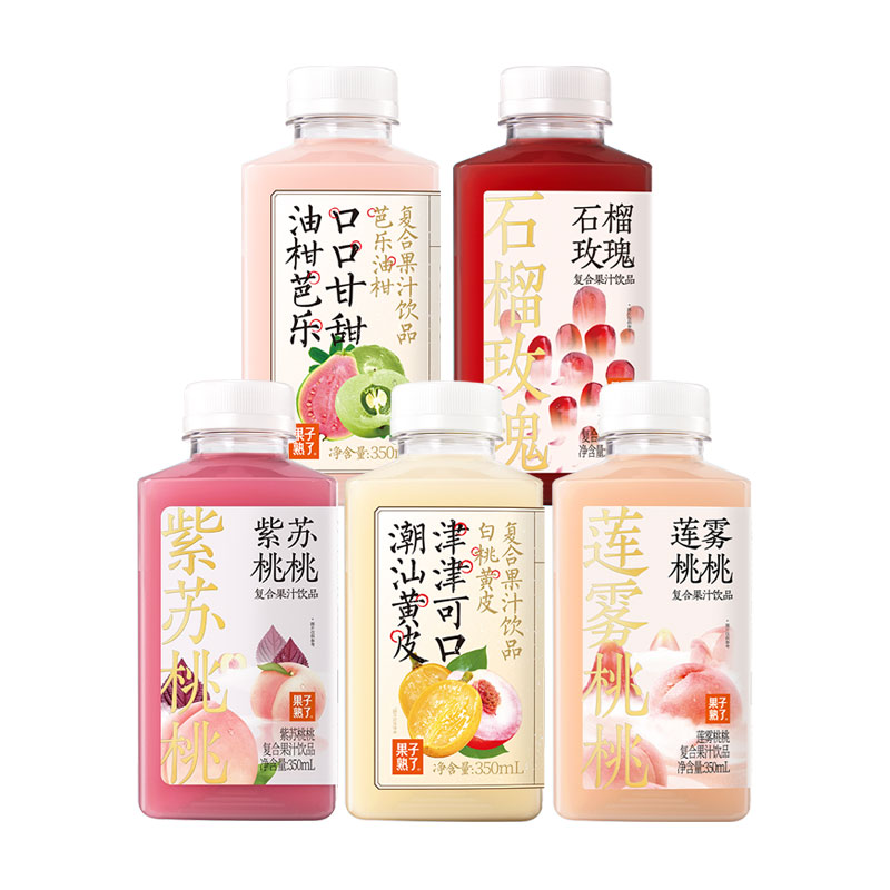26年9月15日到期果子熟了油柑果汁芭乐青提石榴玫瑰350ml饮料