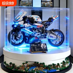 2026新款宝马M1000RR摩托车积木成年人高难度机械组拼装摆件男孩