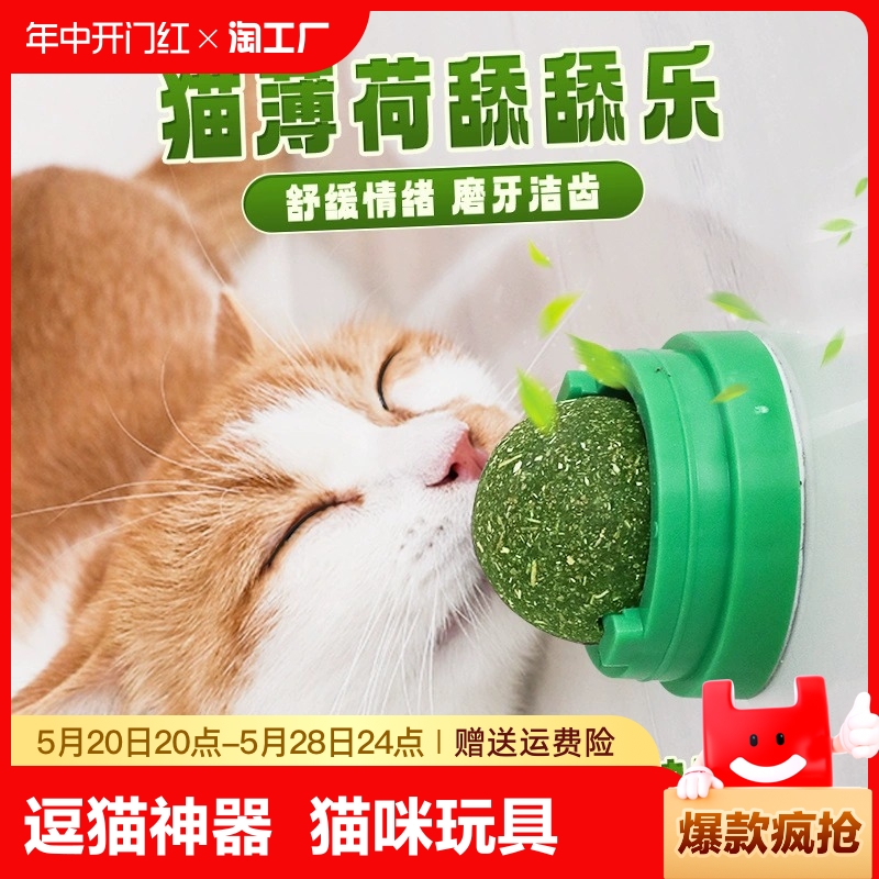 猫薄荷球猫玩具自嗨磨牙逗猫神器棒棒糖舔舔乐逗猫棒耐咬猫咪用品