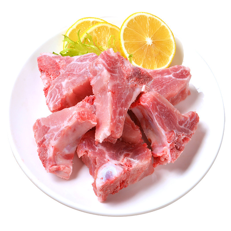 金锣猪脊骨块1kg/袋冷冻免切多肉猪龙骨猪肉猪骨
