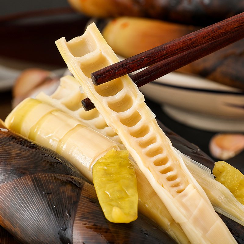 手剥笋开袋即食当季鲜笋香辣竹笋泡椒脆笋尖零食开胃新笋开胃低卡