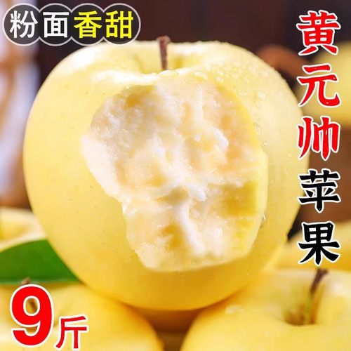 辽宁富硒黄元帅苹果黄蕉青苹果新鲜水果甜脆黄苹果老幼皆宜