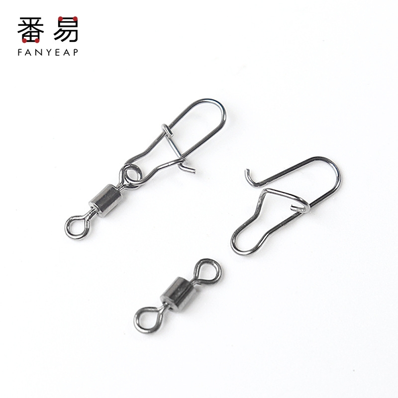 连接器/钓鱼A1vq0-八字环子母转环别针垂钓渔具快速开口配件用