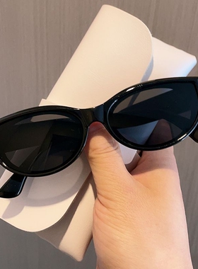 出行拍照太阳镜猫眼显脸小欧美