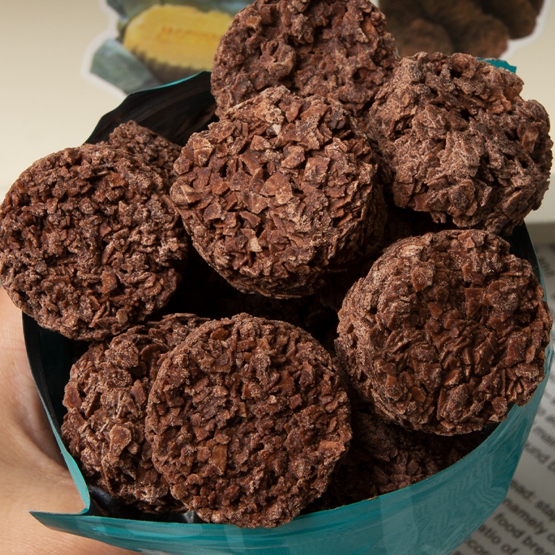 挖到宝瞭~谷香酥脆黑巧咖啡燕麦脆吨吨烘焙杂粮代餐零食