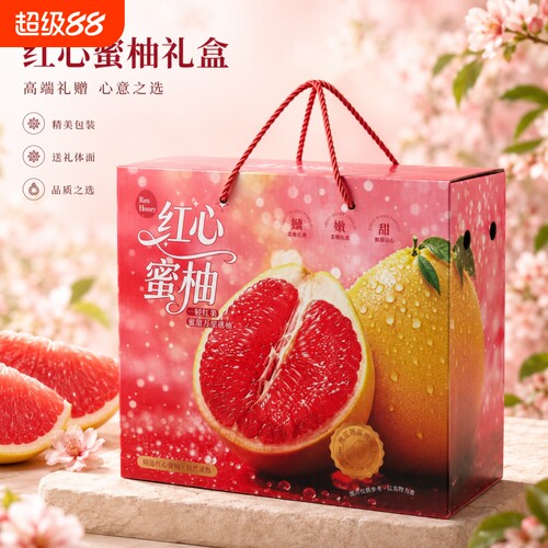 柚子包装盒水果中秋礼盒空盒子