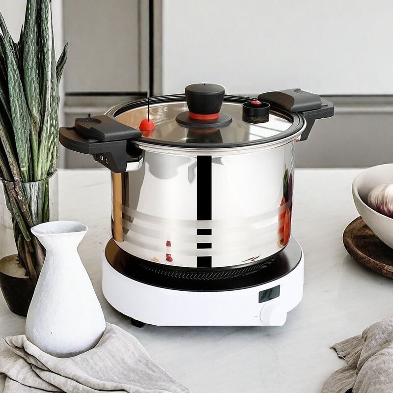 苏泊尔德国防爆微压锅家用304不锈钢压力锅大容量高压锅燃气电a9