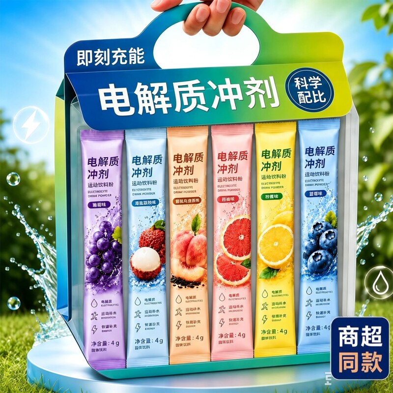 农科院电解质粉冲剂运动饮料0健身葡萄糖跑步骑行补水专用品固体图片