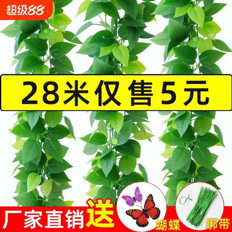 藤条仿真绿植绿色美观图片