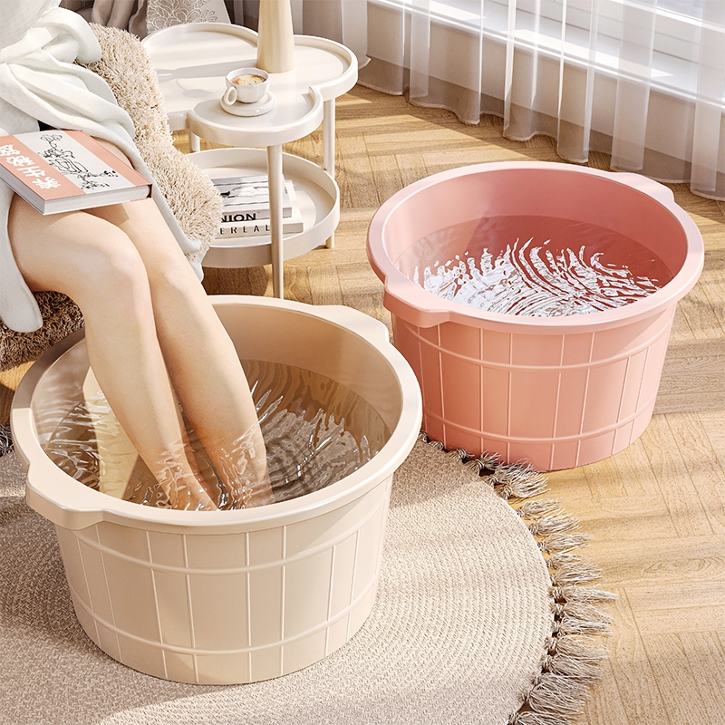 泡脚桶家用过小腿高深桶按摩养生桶加厚加高塑料保温足浴桶洗脚桶