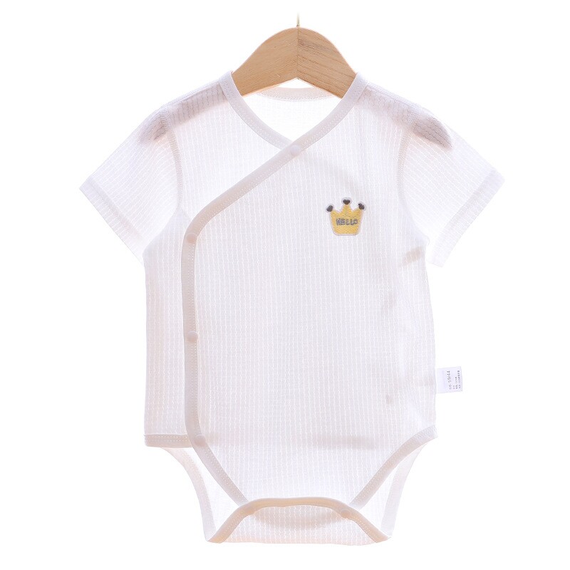 包屁衣婴儿夏季宝宝哈衣纯棉短袖夏装连体衣新生儿衣服薄款夏母婴