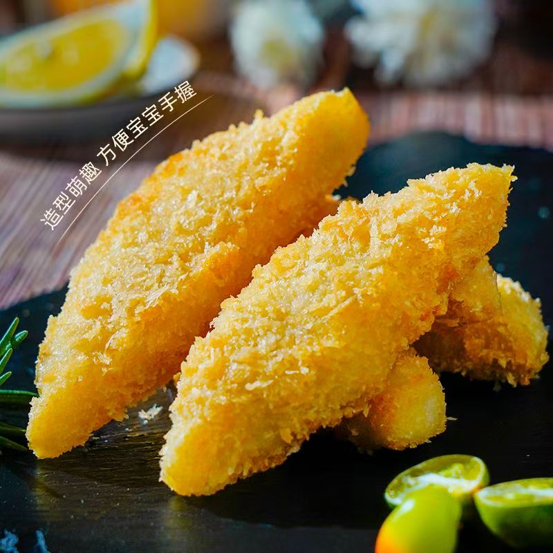 渔港深海鳕鱼排油炸小吃香酥饼儿童宵夜半成品零食深海鱼排310g