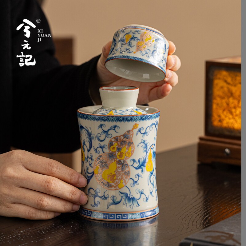 草木灰福禄温酒器烫酒壶家用暖酒热酒壶陶瓷酒具酒器套装伴手礼物