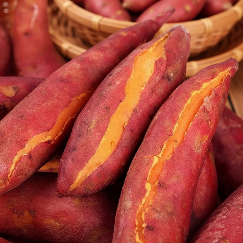 安徽宿松蜜薯糖心红薯新鲜番薯发烤红薯地瓜西瓜红非烟薯产地直发