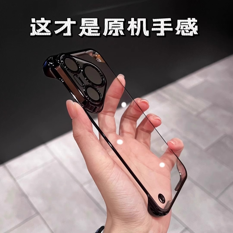 无边框适用华为pura70pro+透明手机壳Magsafe磁吸pura70透气散热P60带镜头膜p50半包por硬壳p40超薄p30保护套