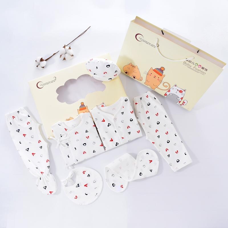 童泰宝贝新生儿衣服婴儿礼盒0-3月宝宝和尚服纯棉内衣7件套装薄款