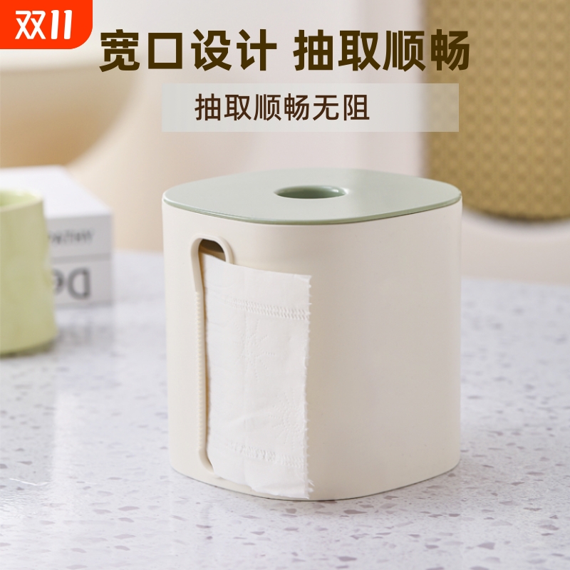 卷纸筒盒桌面创意餐巾纸盒子