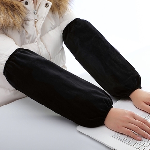 加肥加大男士 女士冬护袖 袖 2025新款 头羽绒服加宽黑色 套加长款 套袖