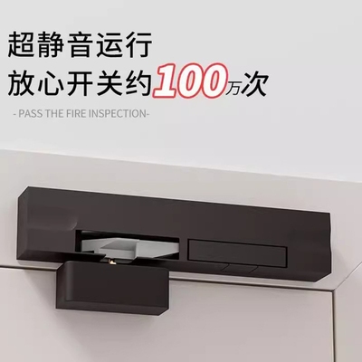 液压闭门器轻奢静音房门加强阻尼器缓冲关门平外开隐形家用门配件