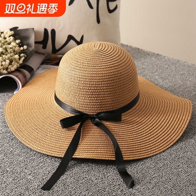 草帽沙滩休闲女士春夏季防晒