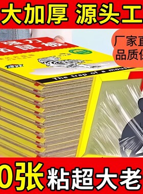粘鼠板老鼠贴超强力粘大老鼠家用