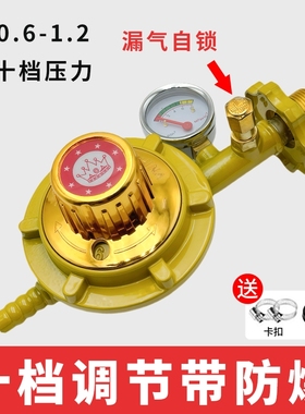 1.2老式可调低压阀煤气罐安全防爆漏气自断猛火液化阀家用燃气阀