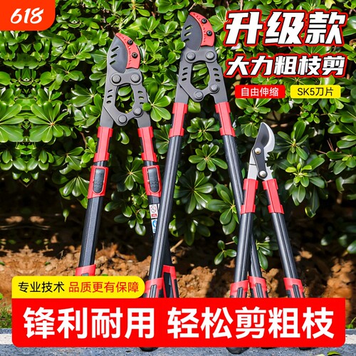 剪枝剪刀修枝果树专用园艺树枝剪修剪神器省力修大枝强力粗枝剪刀