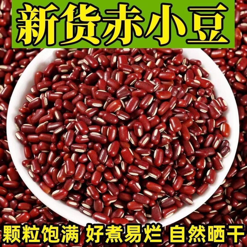 正宗长粒赤小豆东北煮饭熬粥特级祛湿用当季新货农家五谷杂粮豆