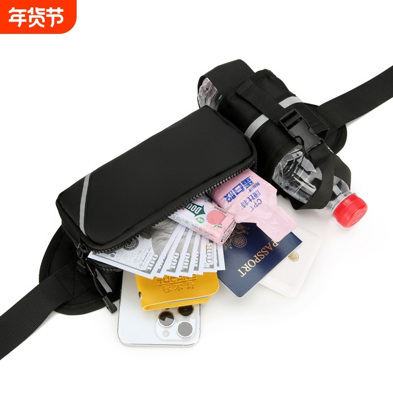 跨境运动水壶腰包男女新款多色胸包反光跑步便携腰包牛津布小包,运动包/户外包/配件,腰包,淘宝优惠券,粉丝福利购,淘宝优惠卷
