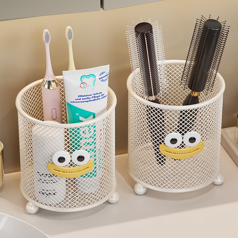 梳子置物架洗漱台上整理架大容量储物盒子多功能电动牙刷放置架子