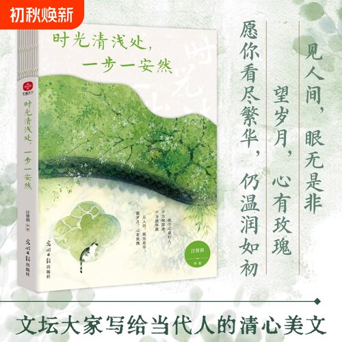 时光清浅处一步一安然汪曾祺季羡林梁实秋等写给当代人的清心美文愿每个为生活奔波的人都能心有所定温润如初！岁月散文文学经典