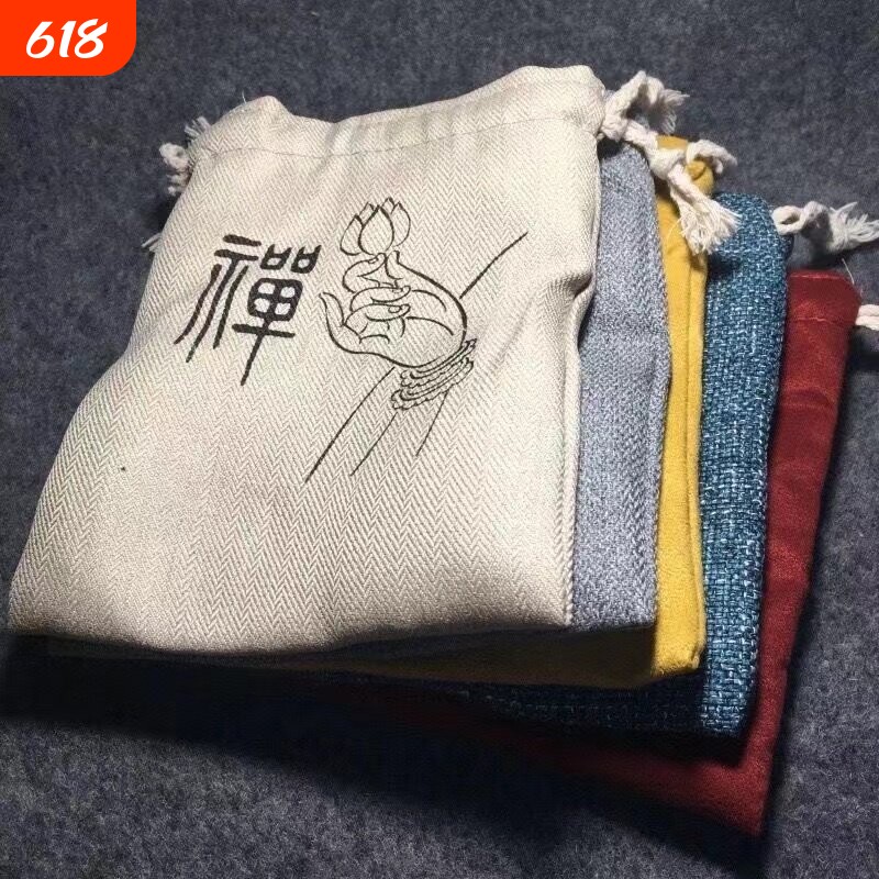加厚双层棉布文玩袋 佛珠盘玩与珠宝首饰收纳 高端棉布袋