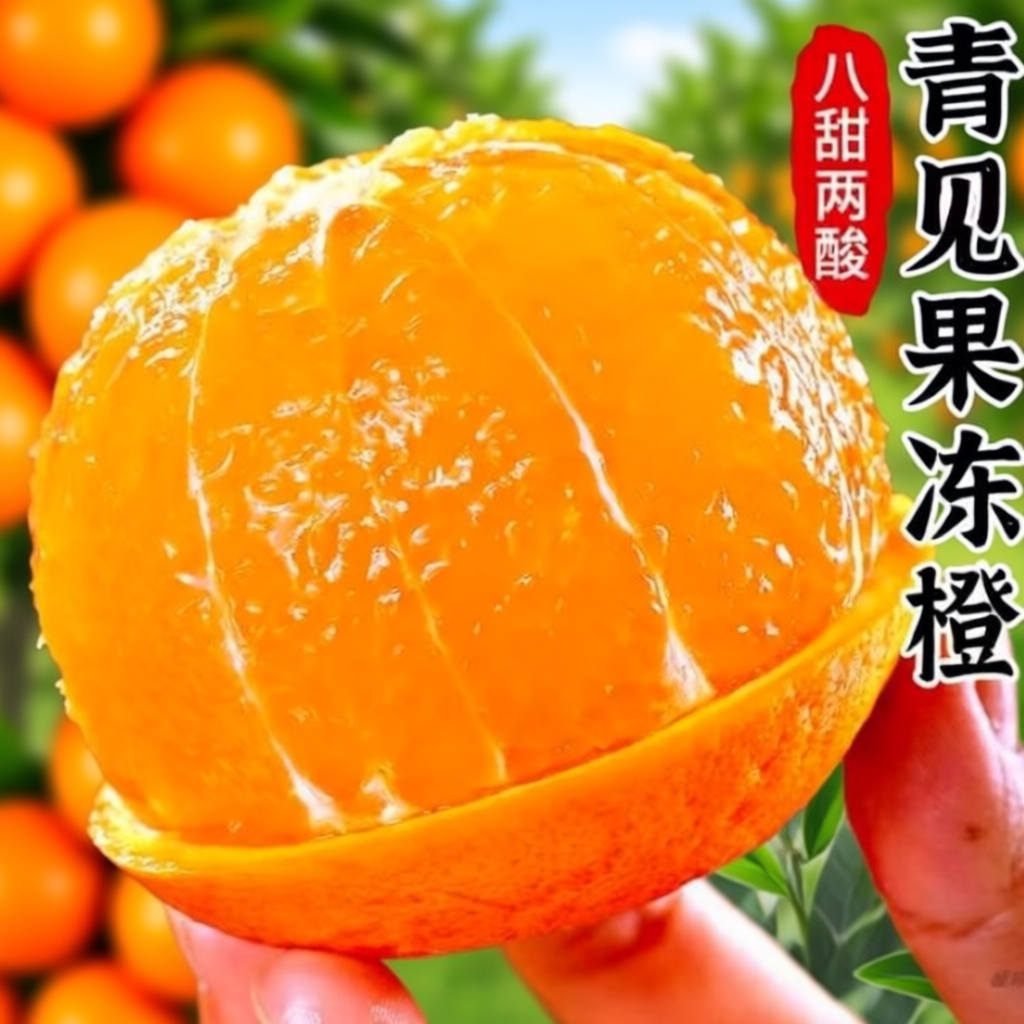 四川特产青见果冻橙非爱媛耙耙柑橘子现摘新鲜水果整箱包邮大果