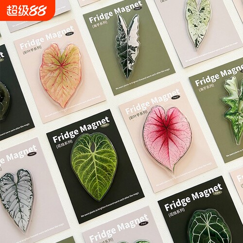 植物魔法】热带珍稀植物 创意绿植冰箱贴绿植装饰植物系列冰箱贴