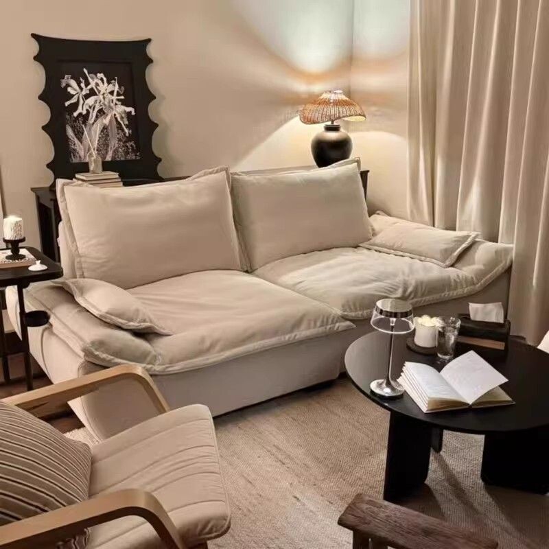 帆船布艺沙发客厅新款小户型双人卧室出租房休闲家用懒人沙发躺椅