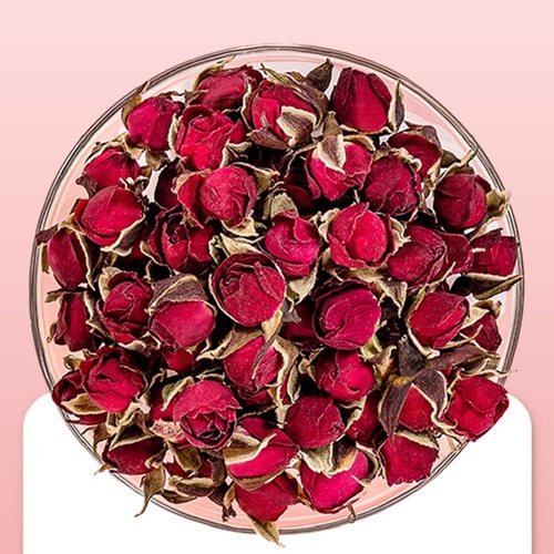 天然肝疏解郁干玫瑰花茶金边玫瑰花茶花草茶泡茶花苞新货泡水喝