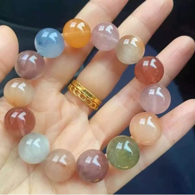 新年玛瑙手串女2025新款多宝高级感手链送女友礼物多巴胺水晶手饰