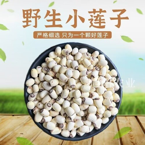 野生莲子带芯莲子无硫纯天然莲子食用粉糯易煮小颗粒莲子结婚用