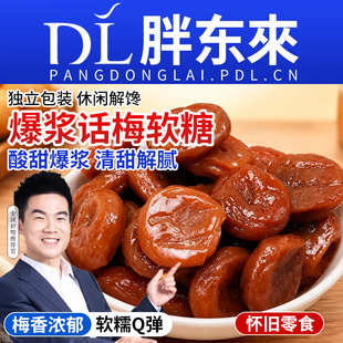 话梅软糖果脯维C网红宏话源梅结婚喜糖前台儿童零食解馋爆浆耐嚼