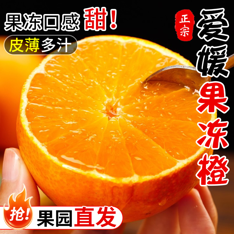 鲜甜多汁四川眉山爱媛带叶发货