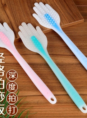 经络疏通拍痧掌敲打肩背锤腿拍痧