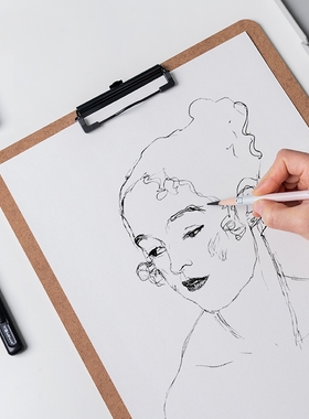 米娅八开速写板多功能8k速写夹美术生专用写生画板木质素描板夹画夹练字版素描便携初学者绘画夹板画画套装6k