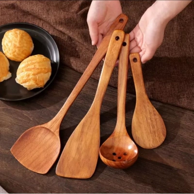 何适柯木锅铲子汤勺kitchen utensils厨具炒菜用的铲子烧菜木铲