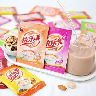优乐美奶茶袋装 30包原味香芋草莓咖啡巧克力奶茶粉速溶下午茶 22g