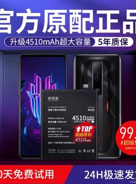 E修派适用于努比亚X手机电池Z11红魔5G 5S 6S  6Pro 7SPro Z17MiniZ17 3 3s 6r 7s z18 NX669J 709非原装1·