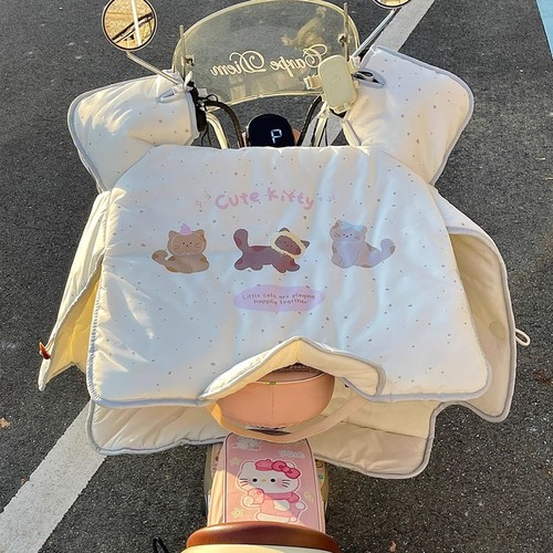 电动车挡风被冬季加绒加厚防水摩托电车电瓶车防风罩冬天2025新款