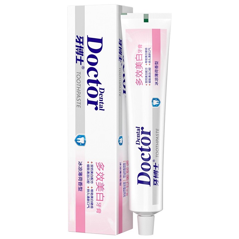 牙博士多效美白牙膏 120g