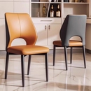 餐椅家用餐桌椅子客厅靠背凳子卧室椅子轻奢高级酒店椅子意式 餐椅